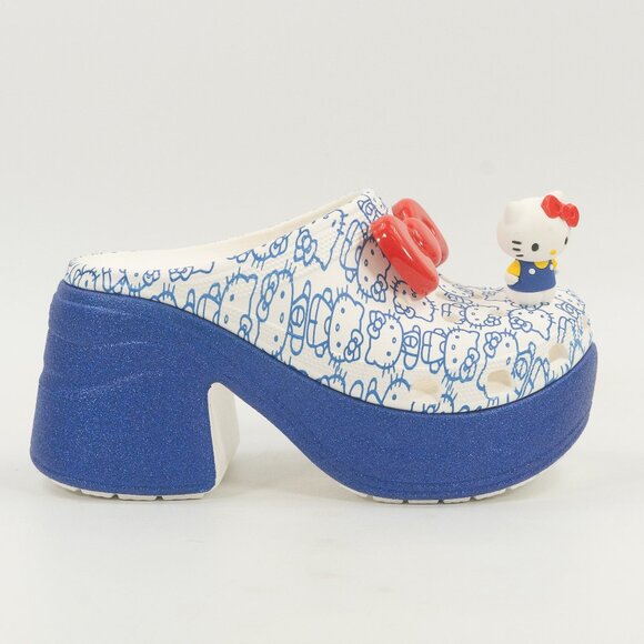 Crocs Siren Clog x Hello Kitty 50th Anniversary 209451-100 size 5 Men / 7 Women - Picture 1 of 8